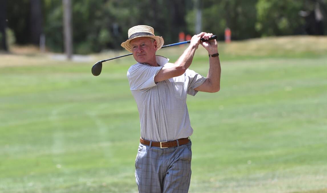 Creswick Golf Club president Brian Anstey. Picture - Jeremy Bannister.