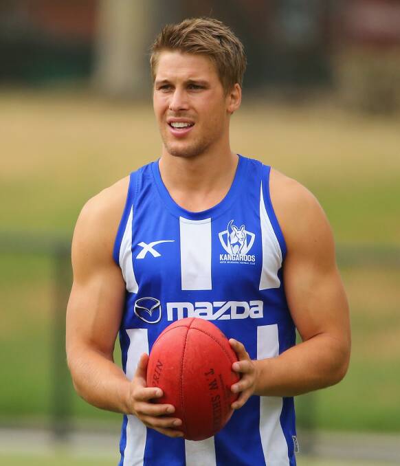 North Melbourne captain Andrew Swallow.