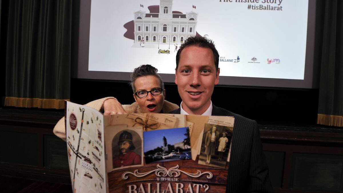 Ballarat Heritage Weekend creative director Erin McCuskey and mayor Joshua Morris discover the stories behind some of the city’s best-known buildings.