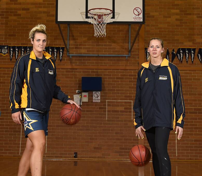 Rush recruits Shanae Greaves and Jess May, from the Melbourne Boomers, will be sharing the load on key opposition players. PICTURE: JUSTIN WHITELOCK