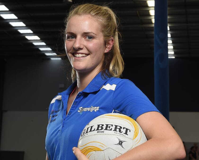 Ballarat Sovereigns goalkeeper Erin Riley.