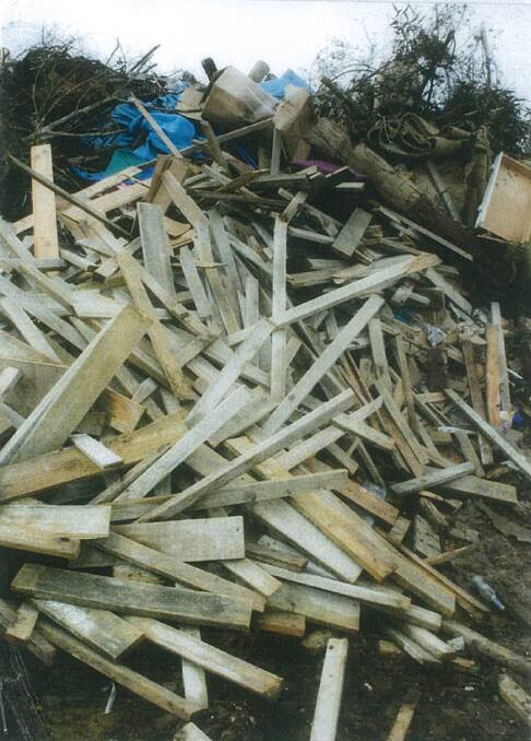 HARD RUBBISH: Couches, mattresses and chest of drawers included in a council green waste burnoff