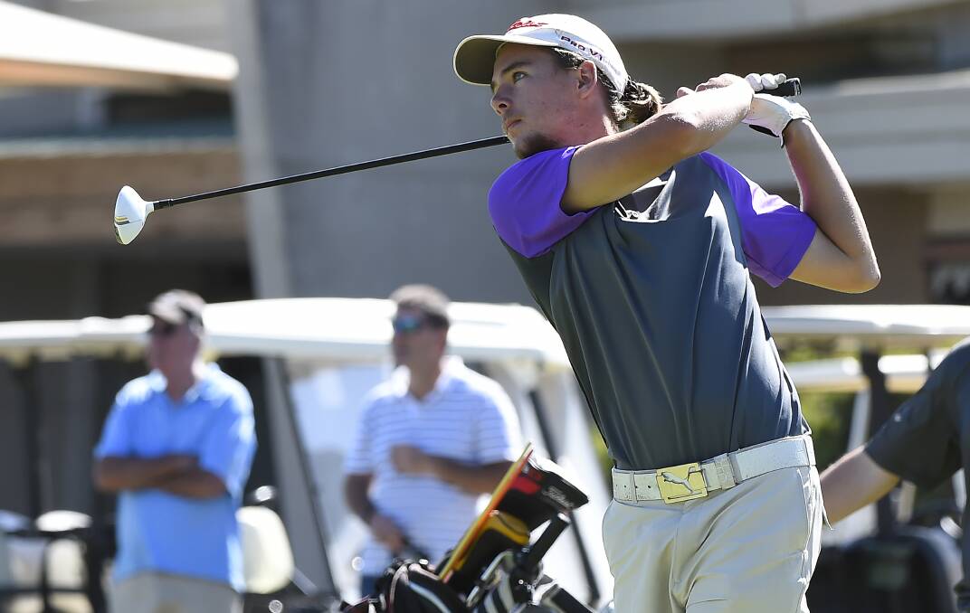 Callan Stone is in hot contention at the BDGA 54-hole open tournament.