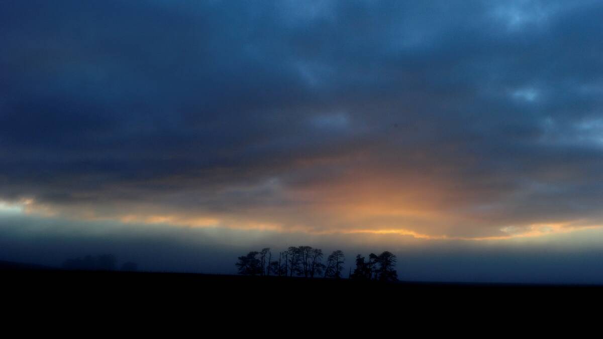 Sunrise near Haddon. PICTURE: JEREMY BANNISTER.