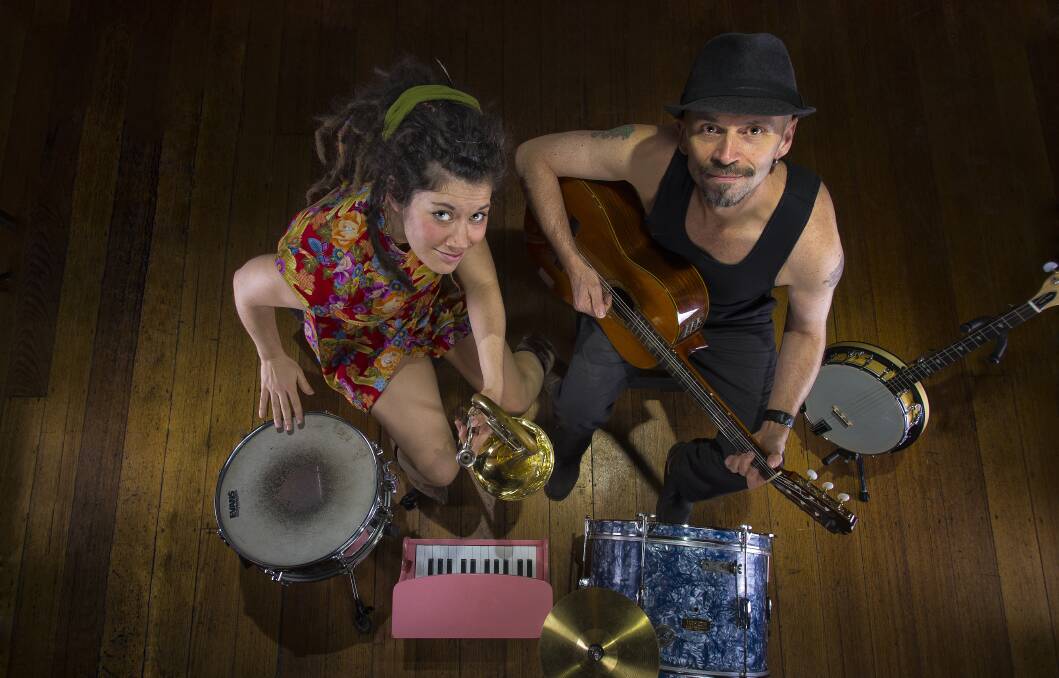 Quirky musicians Lily and King will perform at Ballarat's Main Bar on Friday night. PICTURE CONTRIBUTED.