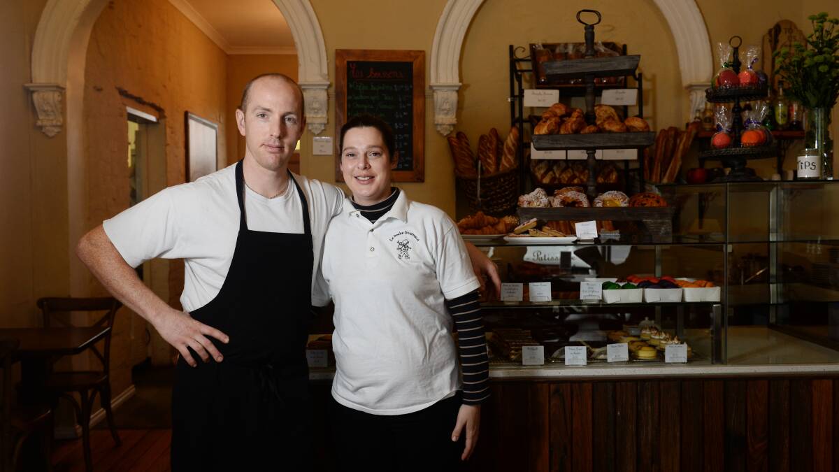 Paul and Marie Williams, owners of Le Peche Gourmand in Creswick. PHOTO: ADAM TRAFFORD