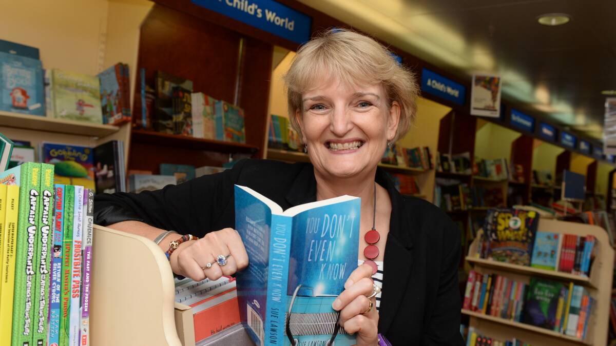 Author Sue Lawson whose book, You Don’t Even Know, was longlisted for Children’s Book of the Year. 
PICTURE: KATE HEALY