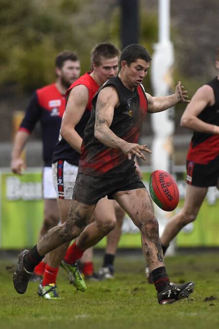 Buninyong midfielder Sam Turner continued his outstanding season on Saturday in the win over Bungaree. 