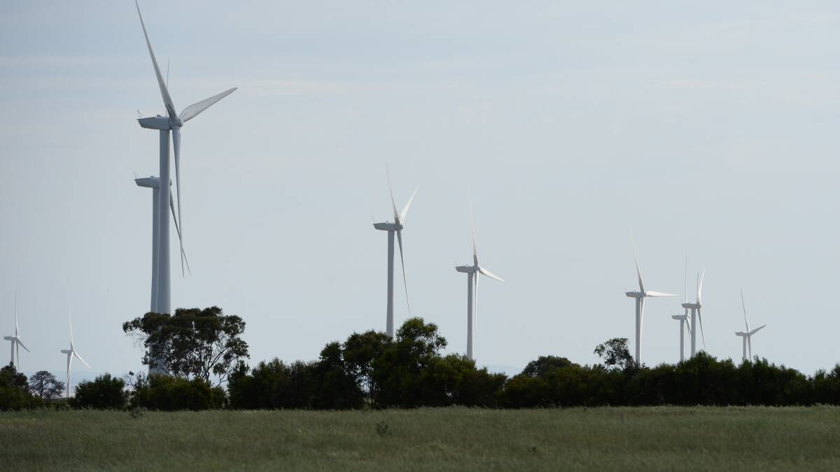 WINDY: The Mount Mercer wind farm and all the yet to be built farms in Rokewood, Stockyard Hill and Lal Lal will no longer receive government subsidies.  Picture: Kate Healy.