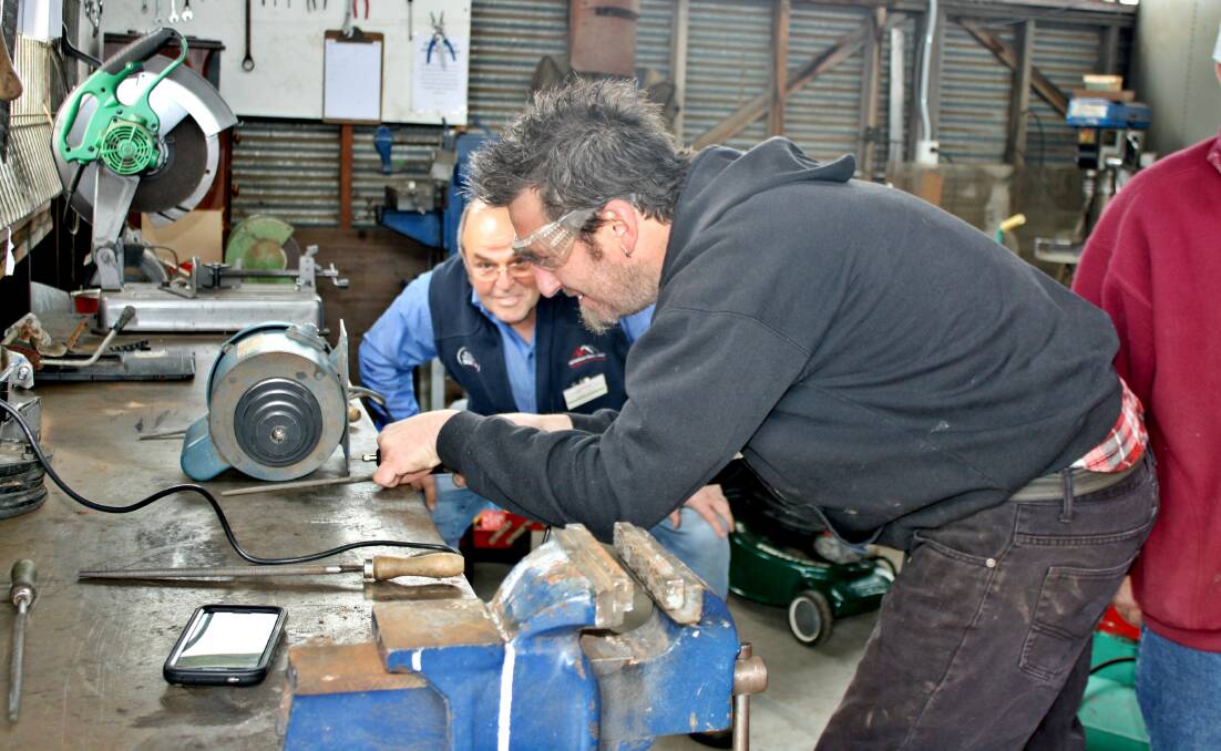 GOOD DEEDS: Members of the Sebastopol Men's Shed get stuck into helping their local community and each other. 