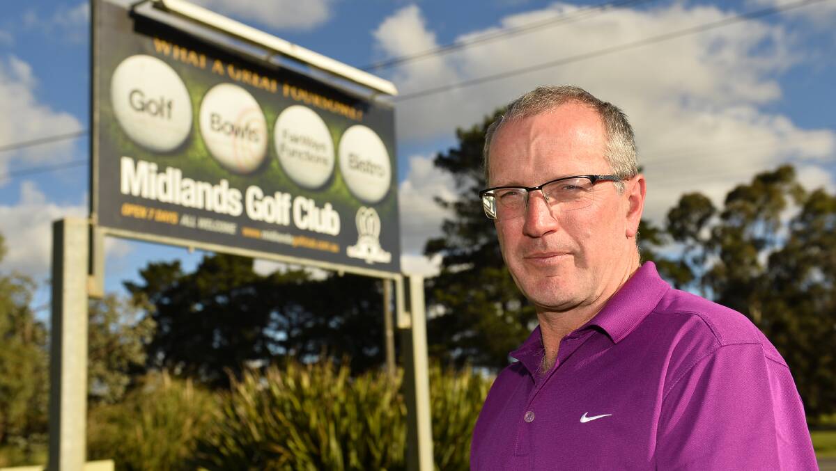 SELLING: Midland's Golf Club president Darren Bandy. Picture: Dylan Burns.  