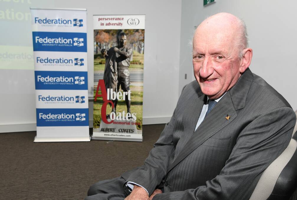 STEADFAST: Former deputy PM Tim Fischer spoke at Federation University and weighed in on the gun debate. Picture: Lachlan Bence.