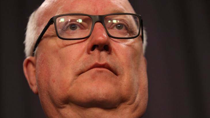 Attorney-General George Brandis said he had not misled Parliament over the controversial changes. Photo: Andrew Meares 