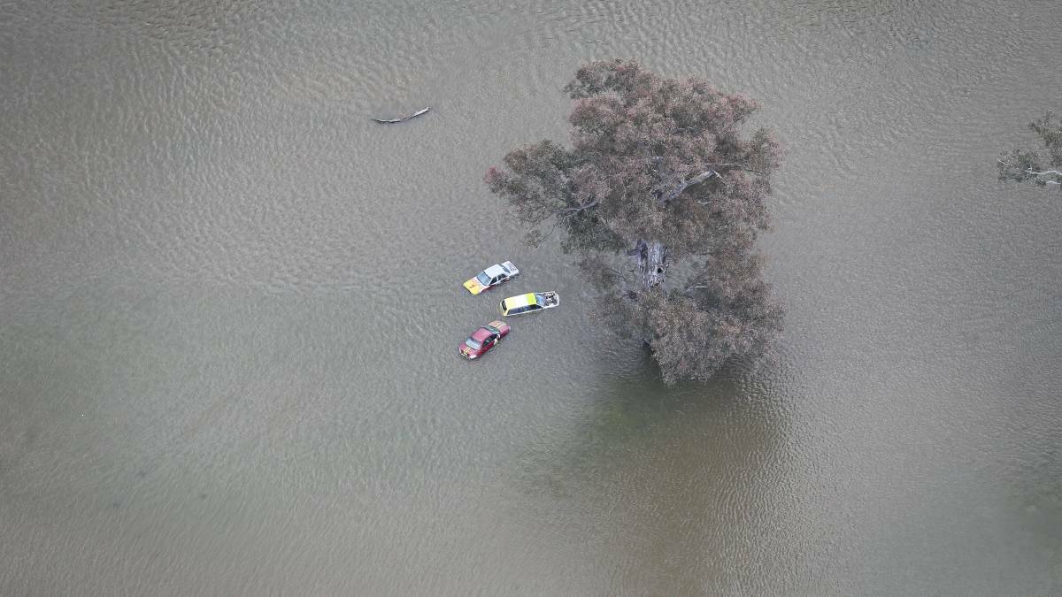 Every picture from JAMES WILTSHIRE's trip with Helifly to get a bird's eye view of rising waters this week. 