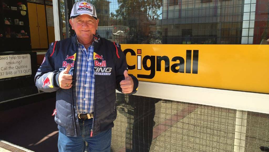 Neville Robertson has been attending the Bathurst 1000 since he was 18-years-old and he is a huge supporter of Holden. 