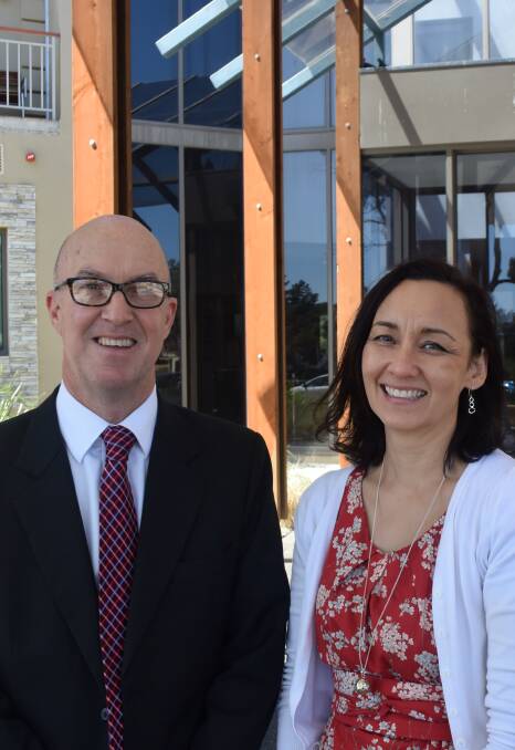 Dr Russell Roberts and Associate Professor Nicole Lee at the Australian Rural and Remote Mental Health Symposium in Creswick.