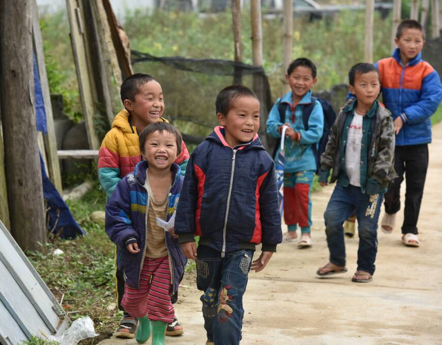 For a whole generation of happy Sapa children the thought of American bombs falling from the sky is far away. In 2017 a they are more likely to think about how they can make their lives better