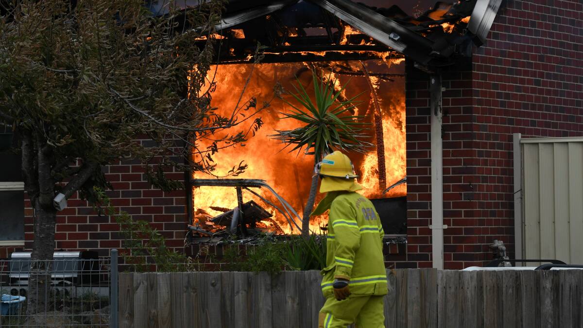 Fire consumes house in Wendouree