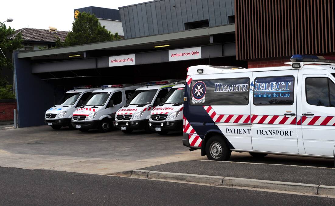 NOT TAXIS: The definition of what is an emergency and requires an ambulance has left some senior residents concerned about if they will get help.