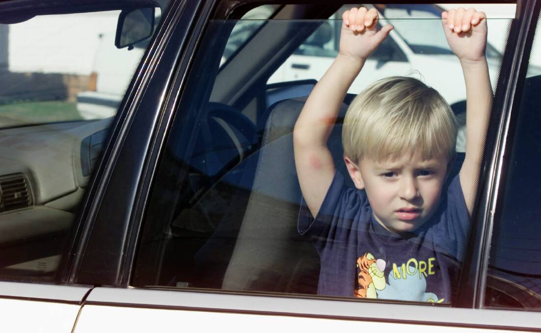 DANGER: It is hoped the warnings about children in cars are being heeded as warm weather approaches. Picture : File 