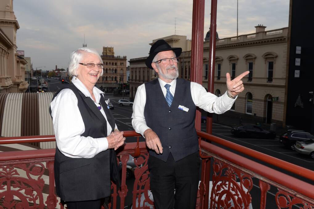 Beverley Hocking and Jim Hocking have started tours of The Dr Blake Mysteries set locations around Ballarat.  