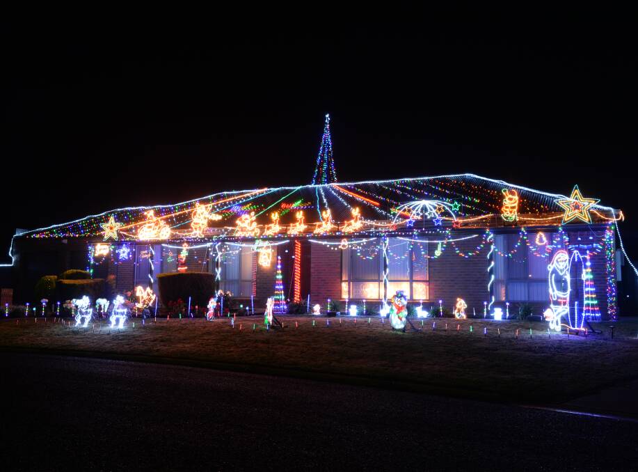 Get ready to shine: The Courier’s Christmas Lights Competition is here again - this was last year in Delacombe. Picture: Kate Healy.