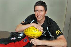 The Bombers last night selected Nick O'Brien in the AFL National Draft. Picture: Kate Healy