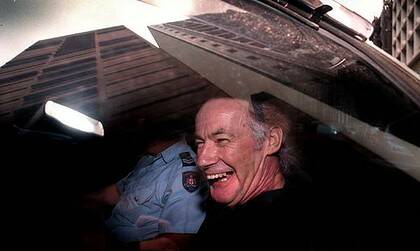 Ivan Milat leaving an unsuccessful appeal hearing in 1997.
