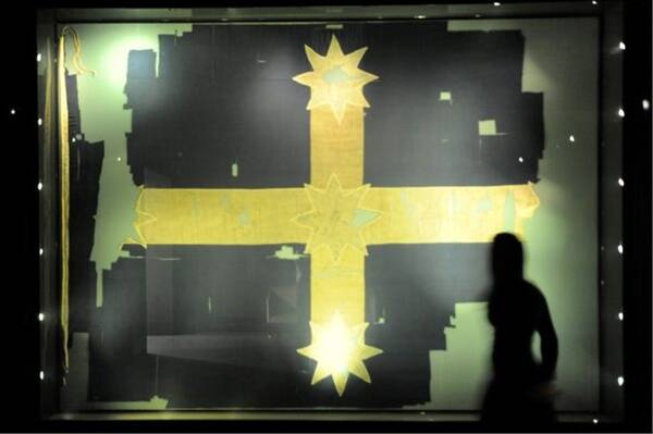 OUR HISTORY: The Eureka flag is about to be taken to Adelaide for conservation works to ensure its long-term preservation.