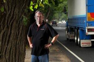 Concerned: Malcolm Trask is unhappy about alternative road works planned for Bacchus Marsh’s Avenue of Honour. Picture: Matthew Furneaux