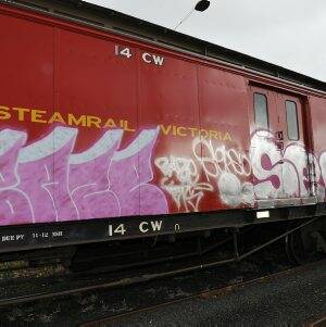 Council to help fund steam train graffiti removal