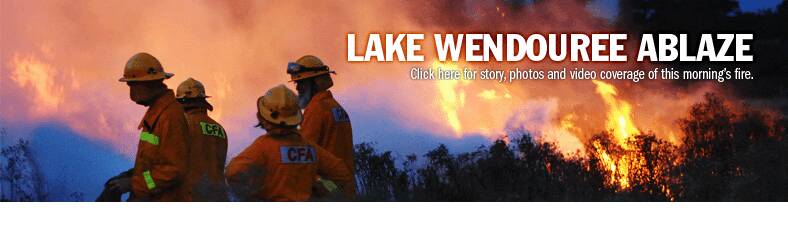 Lake fire looks suspicious, says CFA