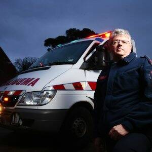 FRONT LINE: Ambulance Victoria group manager for central Grampians Graham McGrath at the Ballarat Ambulance Station yesterday. Picture:  Daniel Hartley-Allen