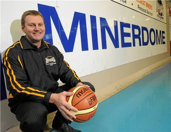 NEW CHALLENGE: Guy Molloy checks out the Minerdome yesterday before taking charge of the Ballarat Miners at the end of the season.