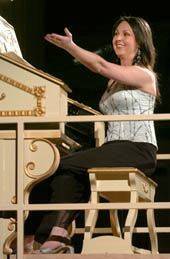 Caption: LET'S CELEBRATE: Organist Liz Hanton returns to Her Majesty's Theatre for the 'Made in Ballarat' concert. Picture: Holly Curtis