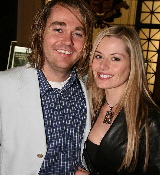 Expecting ... Chef Shannon Bennett and wife Madeleine West.