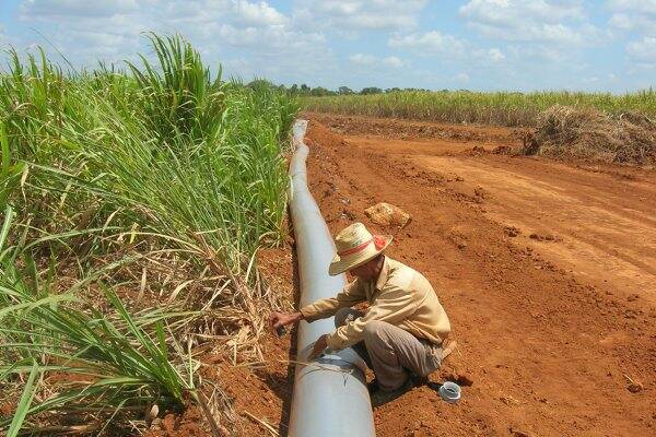 Bartlett's Flexiflume hose is helping farmers in third world countries.