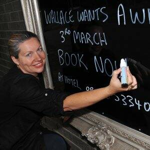 matchmaker: Wallace Hotel owner Andrea Wilson hopes the event will attract people of all ages. Picture: Kate Healy