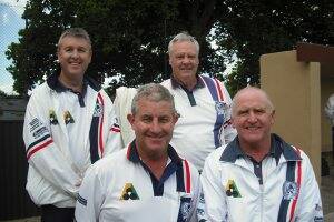 CHAMPS: Central Wendouree’s Greg Brown, John Nunn, Garry Carbury and