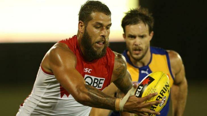 Lance Franklin headlines a strong Swans outfit for this weekend's opener against GWS. Photo: Anthony Johnson