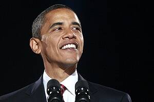 CHANGE HAS COME: Barack Obama