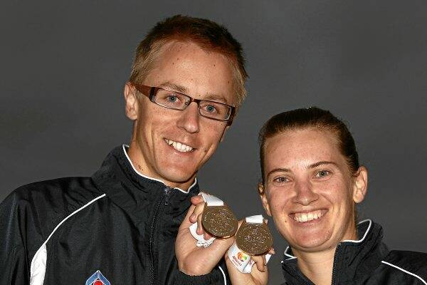 THE TALLENT TEAM: Jared and Claire Tallent are full of confidence for the Delhi Games.