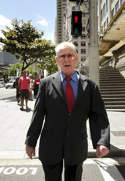 Convicted ... Brian Spillane outside court.