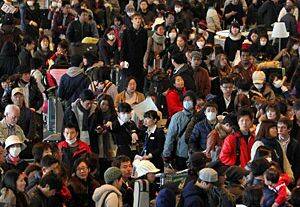 Foreigners flee Japan as uncertainty grows