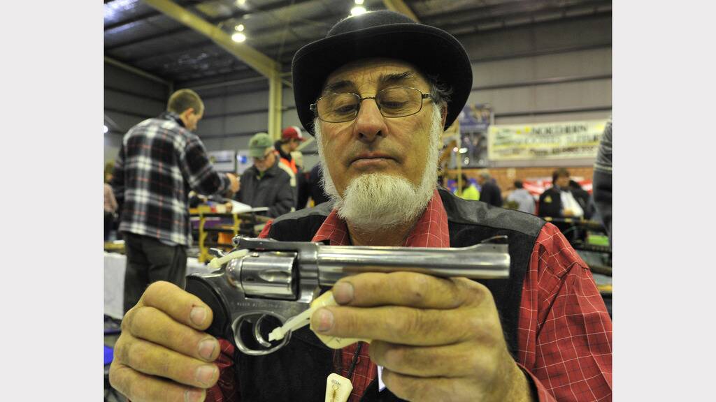 Arms and Militaria Fair at Wendouree Sports and Events Centre.  Graham Robinson. Pic Lachlan Bence.  
