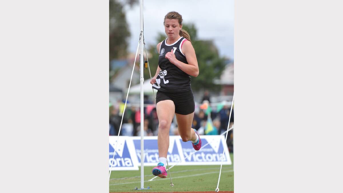 Stawell Gift Heats. Jacqueline Scott. PICTURE: LACHLAN BENCE