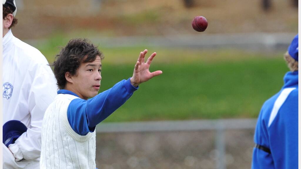 BCA UNDER-14 GOLD - BROWN HILL V GOLDEN POINT.  Brown Hill Richie Dell. Pic Lachlan Bence.