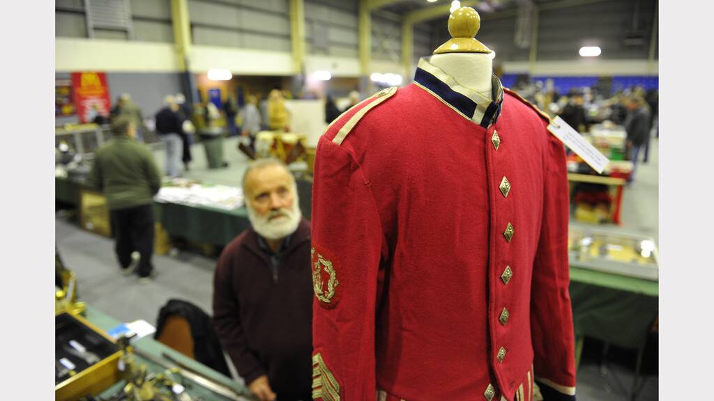 Arms and Militaria Fair at Wendouree Sports and Events Centre. John Gilbert . Pic Lachlan Bence.  