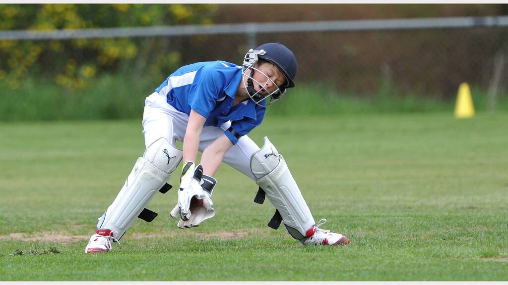 BCA UNDER-14 GOLD - BROWN HILL V GOLDEN POINT. Golden Point Connor Ronan.  Pic Lachlan Bence.