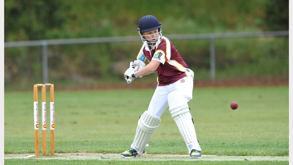 BCA UNDER-14 GOLD - BROWN HILL V GOLDEN POINT. Brown Hill Harry Mulcahy. Pic Lachlan Bence